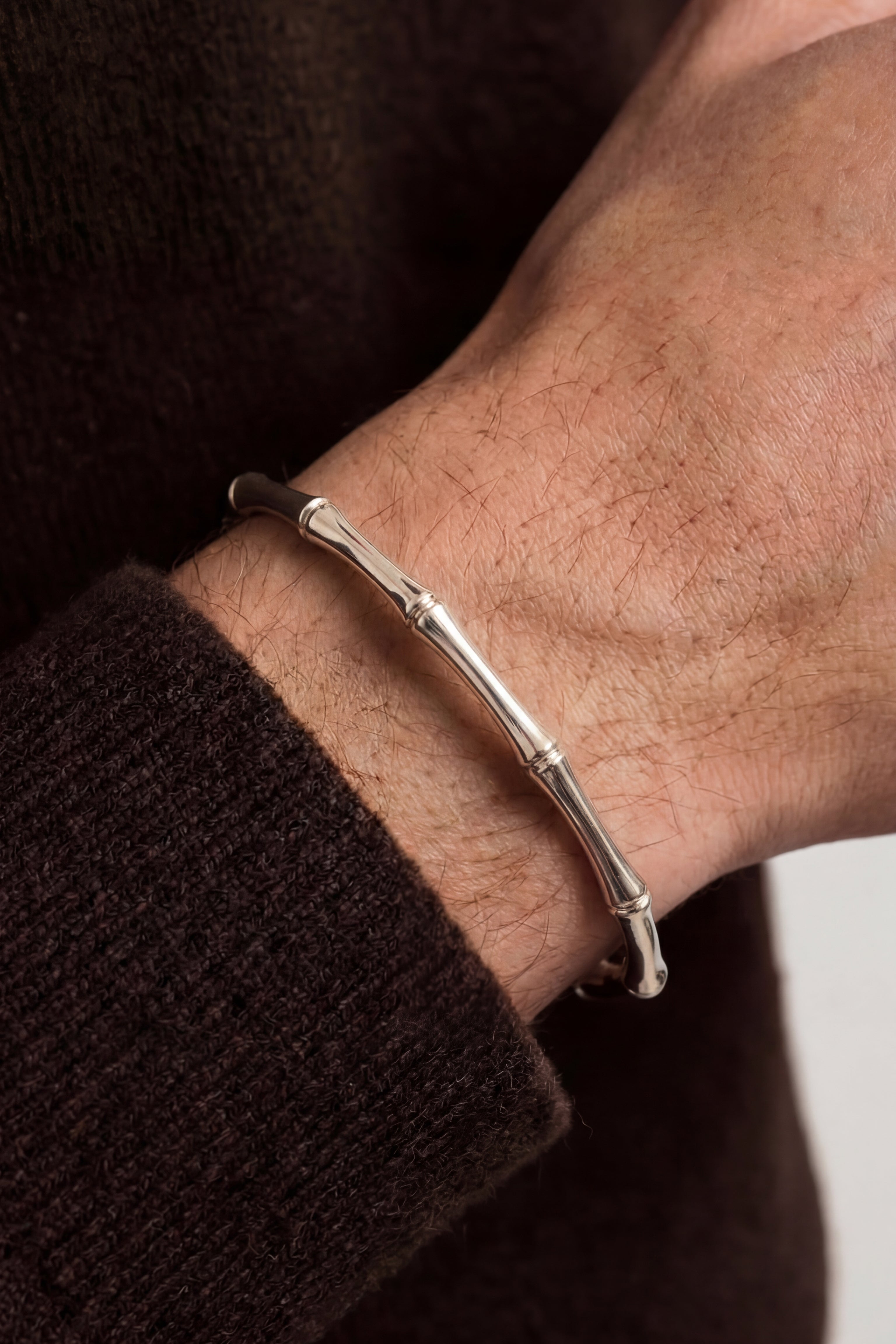 Pulsera Rígida Bambú