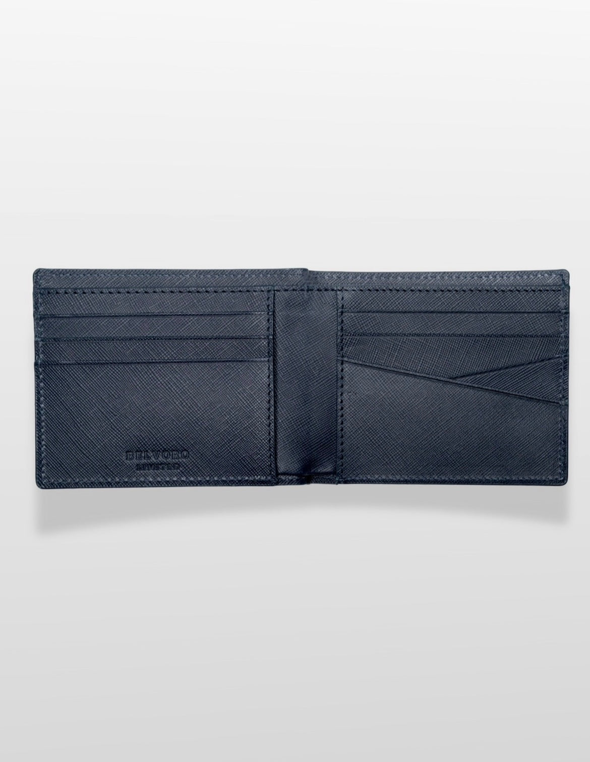 Cartera Azul Saffiano