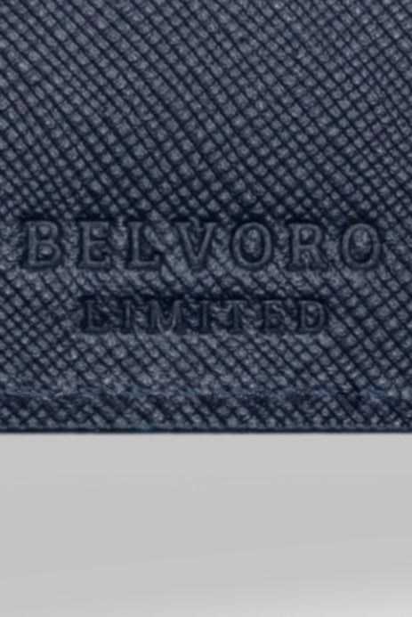 Cartera Azul Saffiano